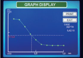 HARDENED LAYER DEPTH CALCULATION